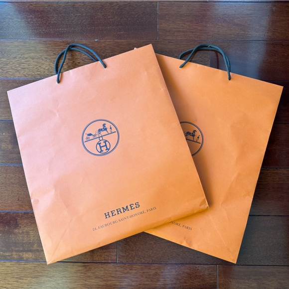 Hermes Handbags - Large Hermes Gift Bag (SET OF 2)
